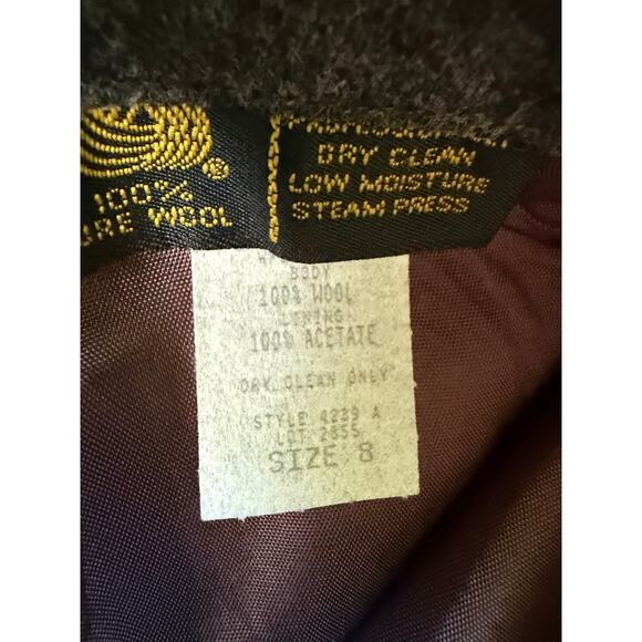 Vintage Paris Sports Club Wool Skirt Size 8 - Picture 3 of 4